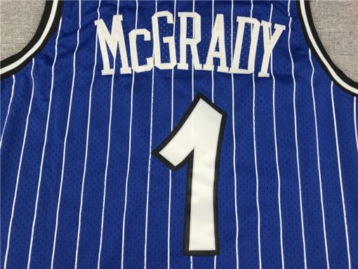 Tracy Mcgrady 1 Orlando Magic Throwback M&N Royal Blue Jersey