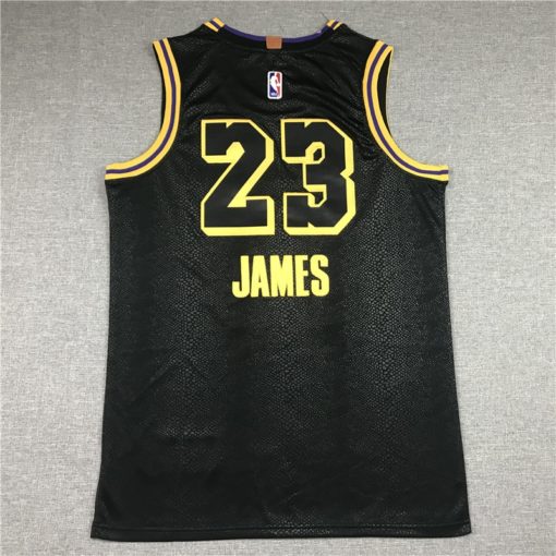 LeBron James 23 Los Angeles Lakers Black City Edition Jersey Love Path