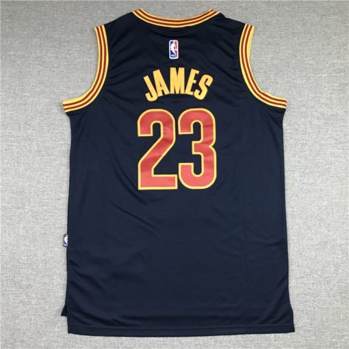 LeBron James 23 Cleveland Cavaliers Navy Swingman Jersey