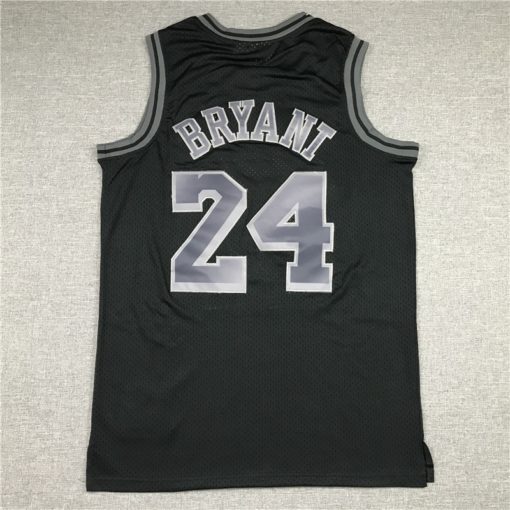 Kobe Bryant 24 Los Angeles Lakers M&N Retro Black Jersey