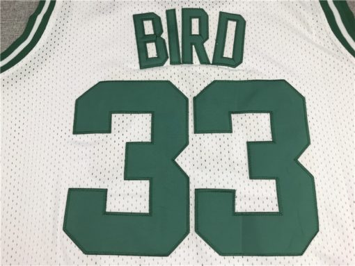 Larry Bird 33Boston Celtics 1985-86 White Hardwood Classics Jersey