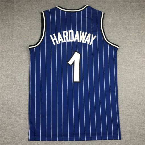 Penny Hardaway 1 Orlando Magic Hardwood Classics Blue Vintage Jersey