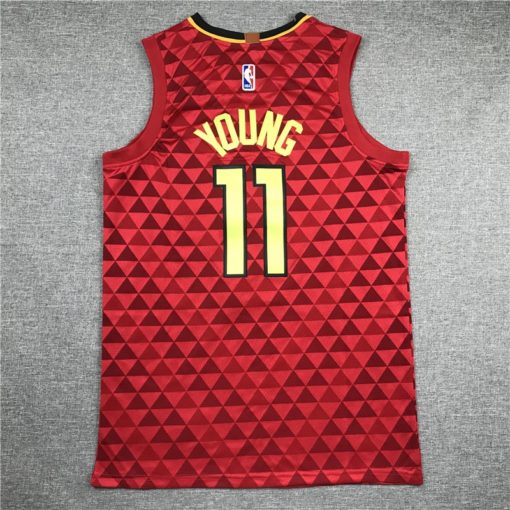 Trae Young 11 Atlanta Hawks 2020 Red Jersey