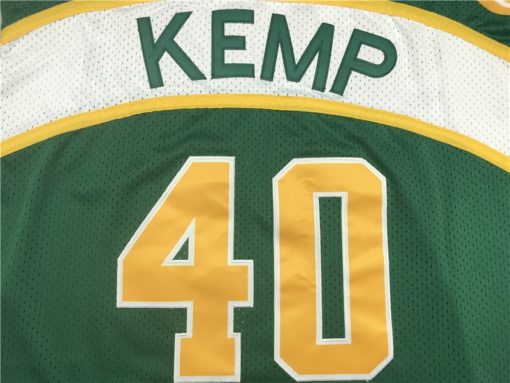 Shawn Kemp 40 Seattle SuperSonics 1994-95 Green Hardwood Classic Swingman Jersey