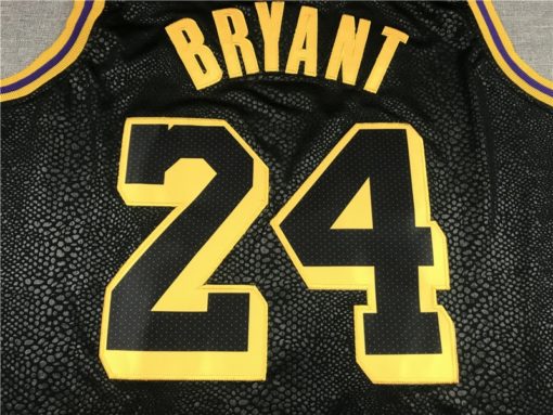 Kobe Bryant Los Angeles Lakers 2020 Black 8-24 Mamba Day Special Edition Jersey