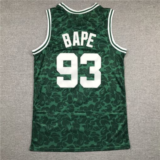 BAPE 93 Celtics Green ABC Basketball Swingman Jersey