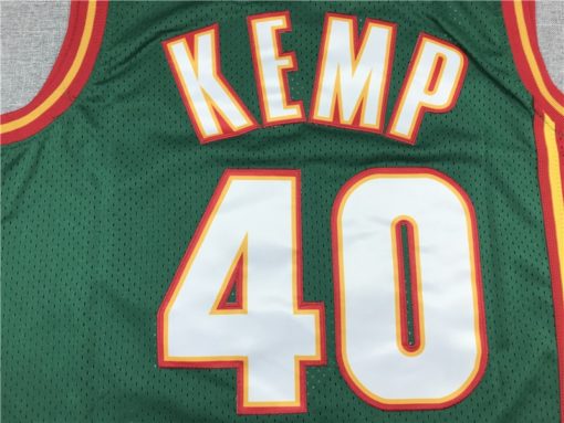 Shawn Kemp 40 Seattle Supersonic Green Vintage 90’S Champion Jersey