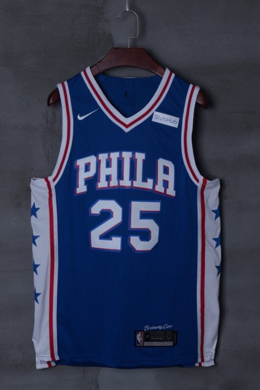 Ben Simmons 25 Philadelphia 76ers Royal Icon Swingman Jersey