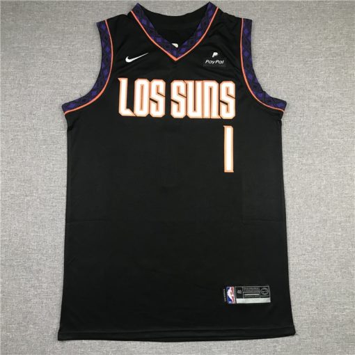 Devin Booker 1 Phoenix Suns Black 2019-20 City Edition Jersey