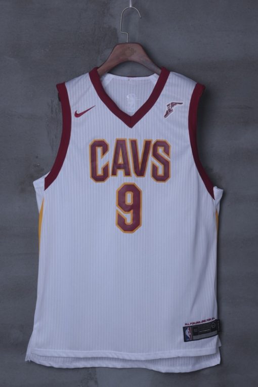 Dwyane Wade 9 Cleveland Cavaliers White 2017-18 Swingman Jersey