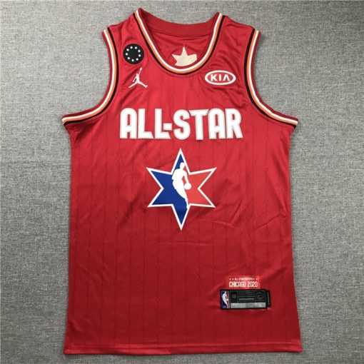 Giannis Antetokounmpo 24 Milwaukee Bucks 2020 All-Star Game Red Jersey