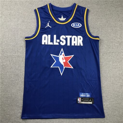 Giannis Antetokounmpo 34 Bucks Blue 2020 All-Star Game Eastern Jersey