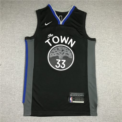 James Wiseman 33 Golden State Warriors 2020 City Black Jersey