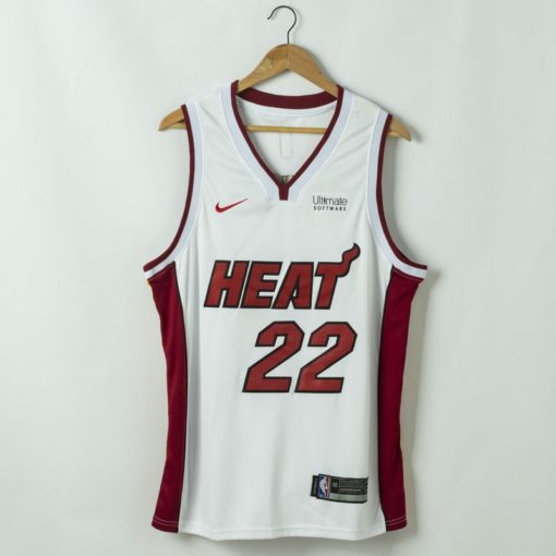 Jimmy Butler 22 Miami Heat 2020 White Swingman Jersey Association