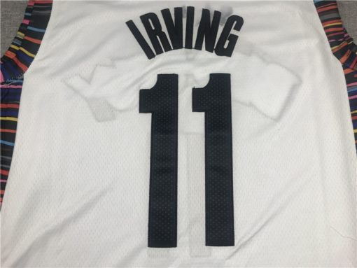 Kyrie Irving 11 Brooklyn Nets 2021 Biggie City Edition White Jersey