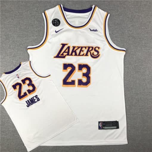 LeBron James 23 Los Angeles Lakers 2019-20 Association Edition White Jersey