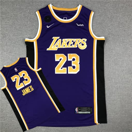 LeBron James 23 Los Angeles Lakers 2019-20 Purple Statement Edition Jersey
