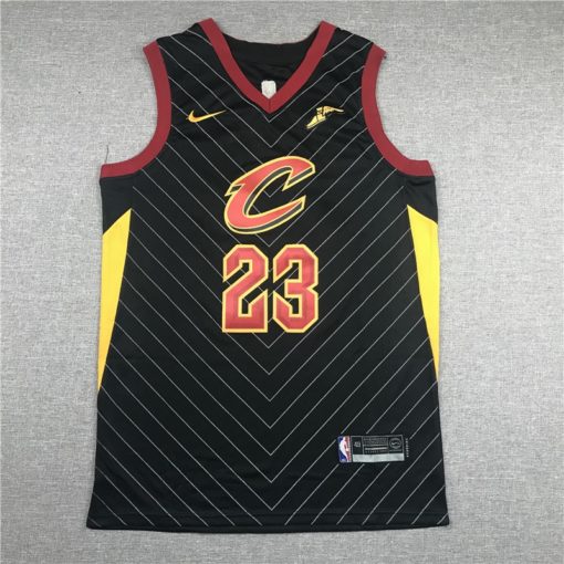 Lebron James 23 Cleveland Cavaliers Black Jersey