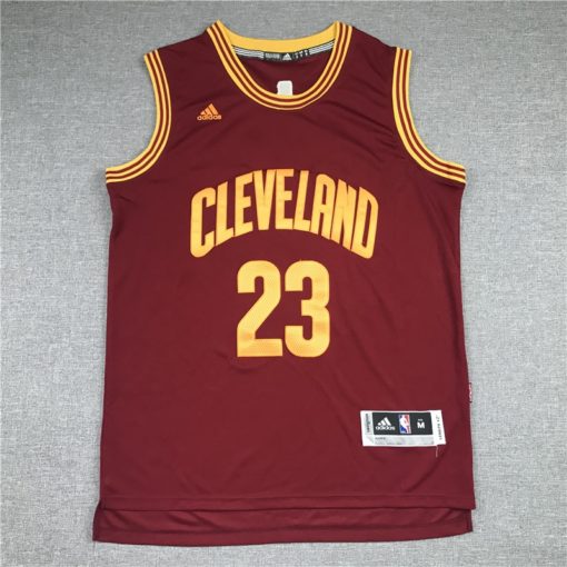 Lebron James 23 Cleveland Cavaliers Red Swingman Jersey