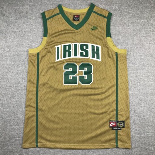 Lebron James 23 Fighting Irish High School Basketball Jersey