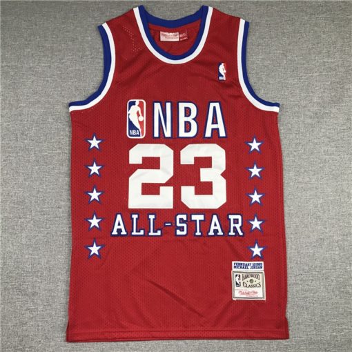 Michael Jordan 23 All-Star East 1988 Red Jersey