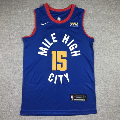 Nikola Jokic 15 Denver Nuggets 2019-20 Statement Edition Blue Jersey