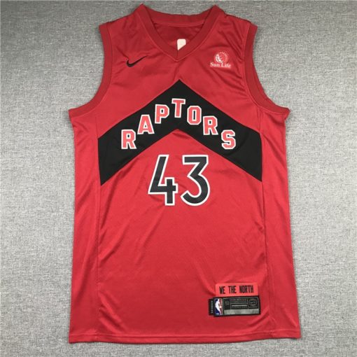 Pascal Siakam 43 Toronto Raptors 2020-21 Red Icon Edition Jersey