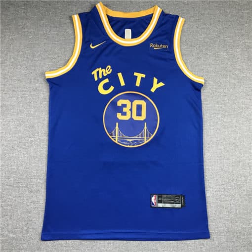 Stephen Curry 30 Golden State Warriors 2020-21 Classic Edition Royal Jersey