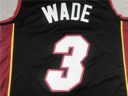 Dwyane Wade 3 Miami Heat 2018-19 Icon Black Jersey