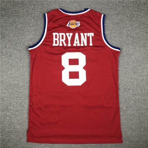 Kobe Bryant 8 All Star Game 2003 West Red Jersey