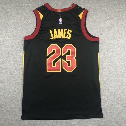 Lebron James 23 Cleveland Cavaliers Black Jersey