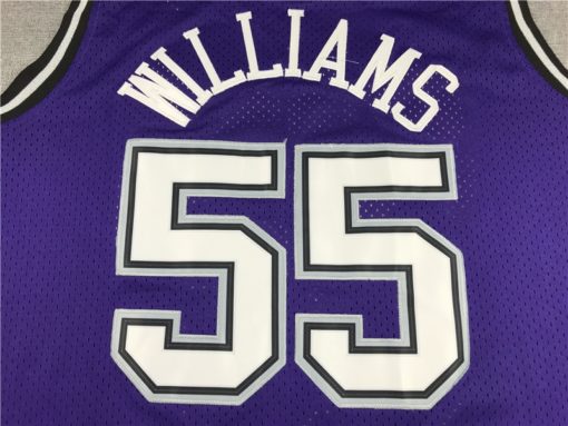 Jason Williams 55 Sacramento Kings 1998-99 Alternate Purple Jersey