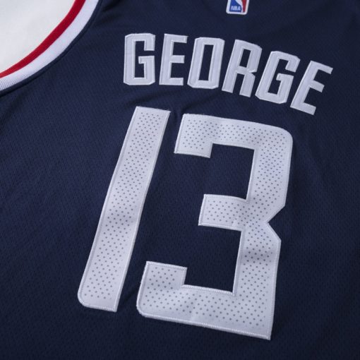 Paul George 13 Los Angeles Clippers 19-20 City Edition Navy Blue Jersey