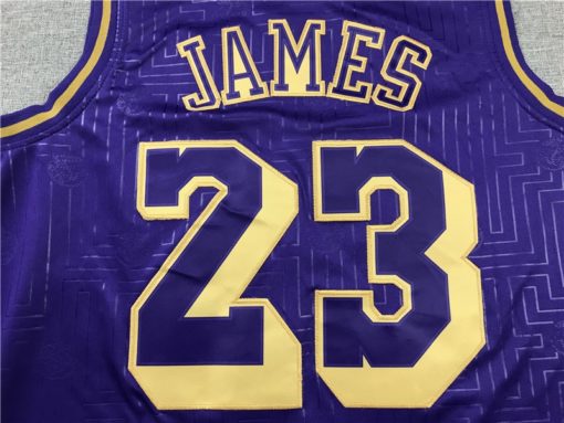 LeBron James 23 Los Angeles Lakers Purple Year Of The Rat Limited Edition Jersey