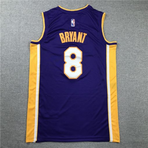 Kobe Bryant 8 Los Angeles Lakers Retro Retired Purple Edition Jersey