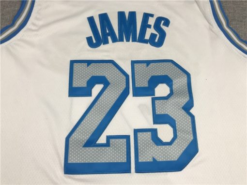 LeBron James 23 Los Angeles Lakers 2021 City Edition White Stitched Jersey