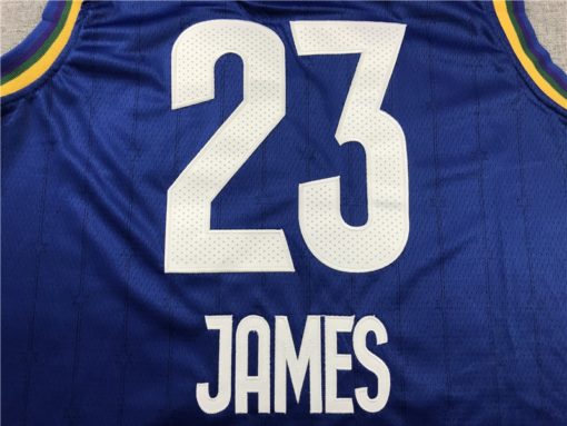 LeBron James 23 Los Angeles Lakers Blue 2020 All-Star Game Jersey