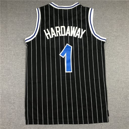 Penny Hardaway 1 Orlando Magic Hardwood Classics Black Vintage Jersey