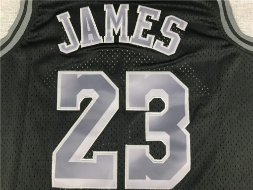 LeBron James 23 Los Angeles Lakers HWC Tonal Black Jersey