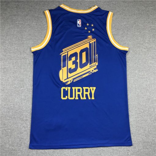 Stephen Curry 30 Golden State Warriors 2020-21 Classic Edition Royal Jersey