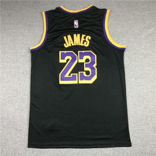 LeBron James 23 Los Angeles Lakers 2021 Black Earned Edition Jersey