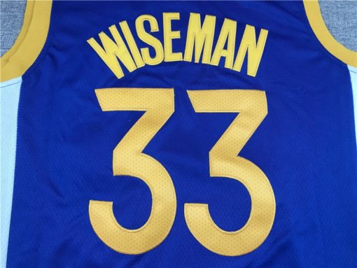 James Wiseman 33 Golden State Warriors 2020 Blue Icon Swingman Jersey