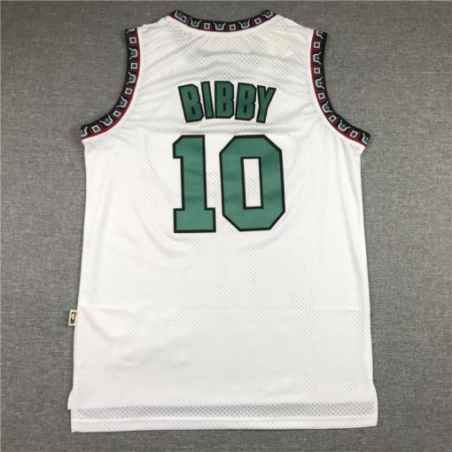 Mike Bibby 10 Vancouver Grizzlies Home 2000-01 White Swingman Jersey