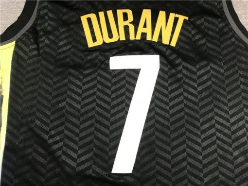 Kevin Durant 7 Brooklyn Nets 2021 Black City Edition Jersey