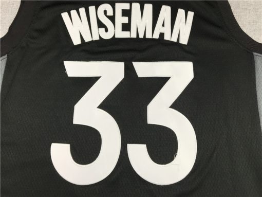 James Wiseman 33 Golden State Warriors 2020 City Black Jersey