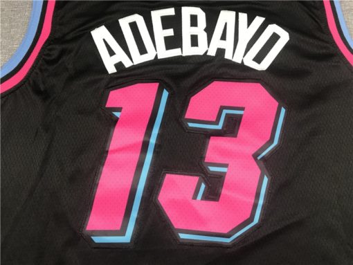 Bam Adebayo 13 Miami Heat 2019-20 City Edition Black Jersey