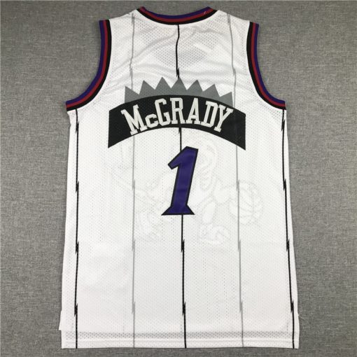 Tracy McGrady 1 Toronto Raptors 1998-99 Hardwood Classics White Swingman Jersey