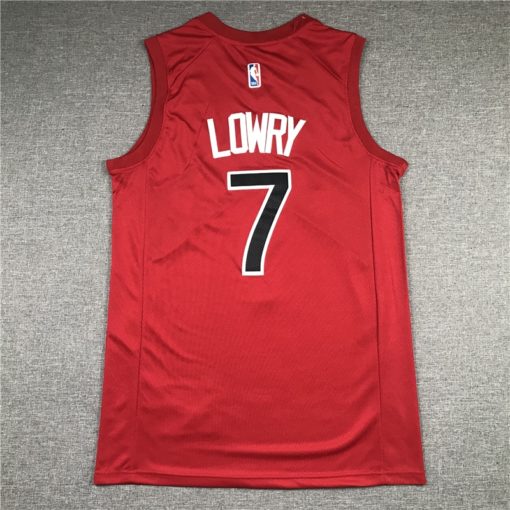 Kyle Lowry 7 Toronto Raptors 2020-21 Icon Red Jersey