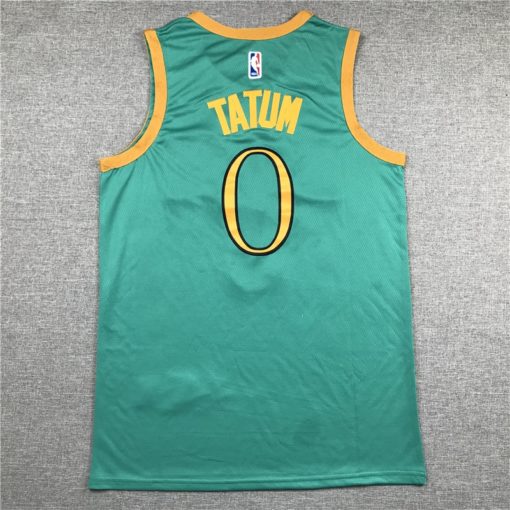 Jayson Tatum 0 Boston Celtics 2020 Green City Edition Swingman Jersey