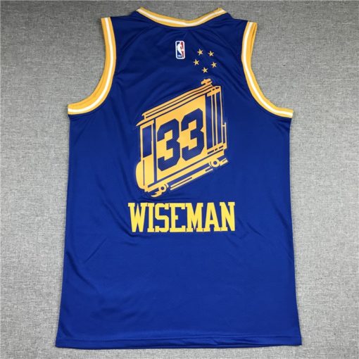 James Wiseman 33 Golden State Warriors 2020/21 Royal Badge Jersey Classic Edition